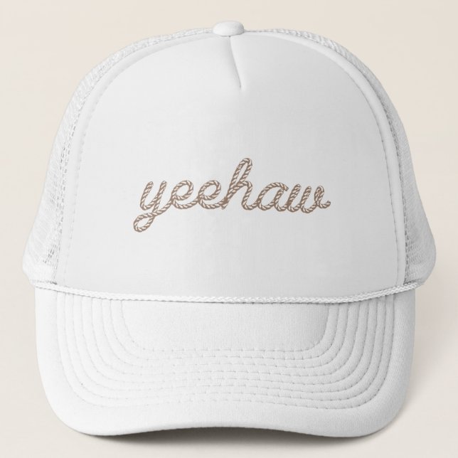 Casquette Yeehaw Corde Mon premier Rodéo Anniversaire (Devant)