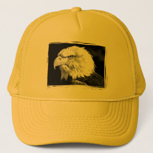 Casquette Yellow Eagle Head Pop Art Moderne Élégant Modèle