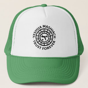 Casquette Yeshua Mashiach ou la confiance en Jésus Messie
