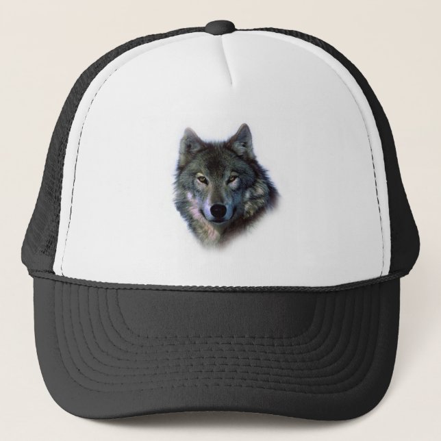 Casquette Yeux de loup gris (Devant)