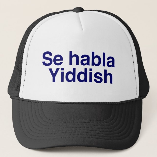 Casquette Yiddish de habla de Se (Devant)