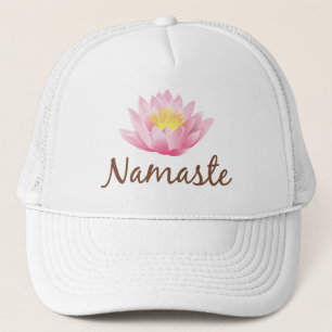 Casquette Yoga de fleur de Namaste Lotus