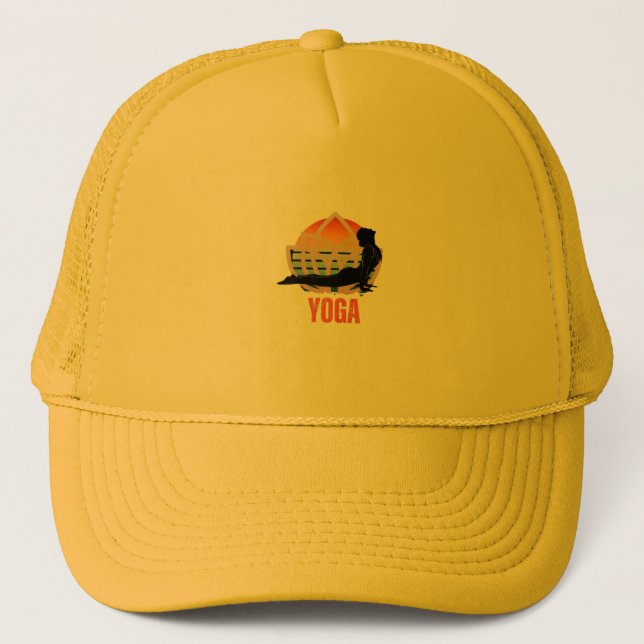 Casquette Yoga : Embrassez le flux (Devant)