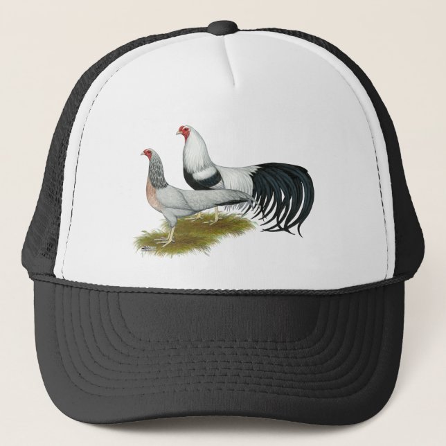 Casquette Yokohama : Paire de caniche d'argent (Devant)