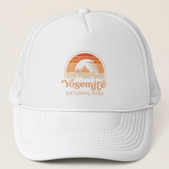 Casquette Yosemite National Park California Retro Vintage (Devant)