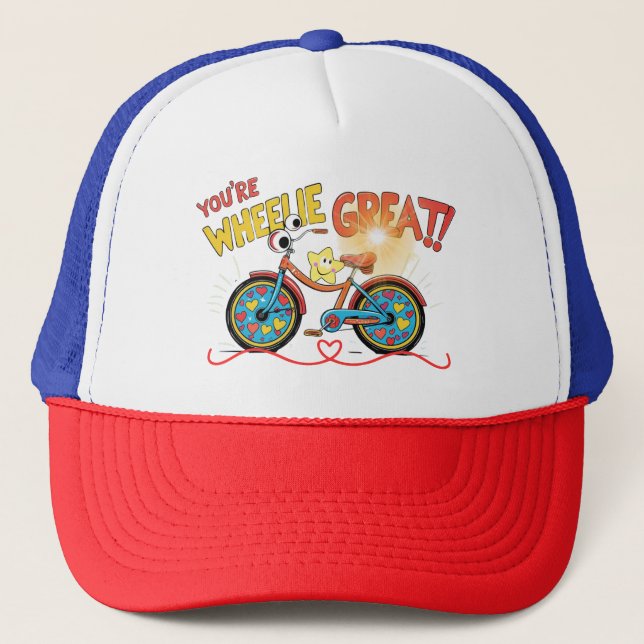 Casquette Yoy are Wheely great funny hat (Devant)