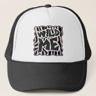 Casquette Zebra Black and Pink Wild me