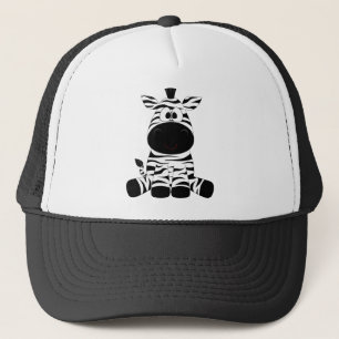 Casquette Zebra mignonne Animal Stripes Jungle Safari Whimsi