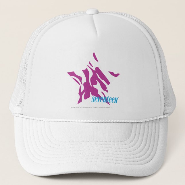Casquette Zèbre pourpre 4 (Devant)