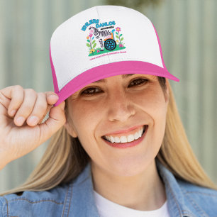 Casquette zébrée de sensibilisation à la SPE