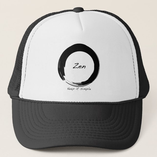 Casquette Zen : Gardez-le simple (Devant)