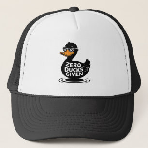 Casquette Zéro Canard Donné - Design de canard drôle et cool