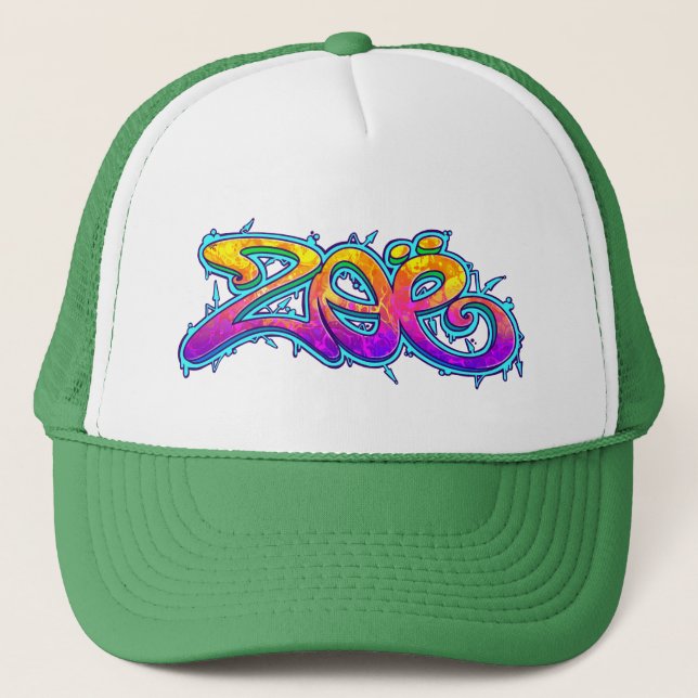 Casquette ZOE Graffiti Name - (Devant)
