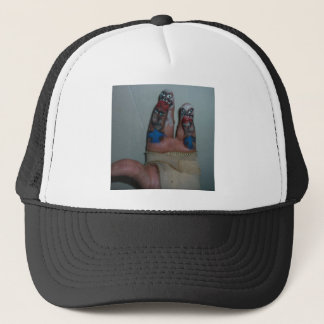 Casquette Zombis mangeant les doigts drôles de zombi de