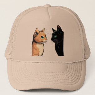 Casquette Zonage de chat noir - Drôle Kitten meme