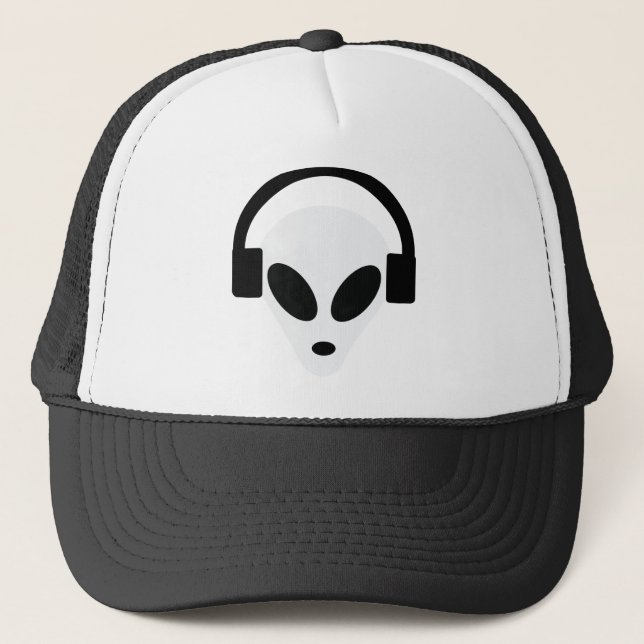 Casquette zone 51 du alien du casque Dj (Devant)