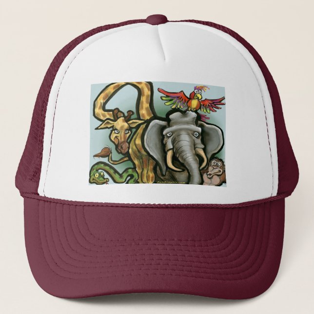 Casquette Zoo Animaux (Devant)