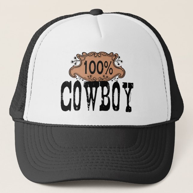 Casquettes 100% de cowboy (Devant)