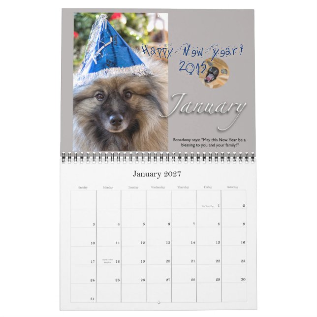 Casquettes Broadways pour le calendrier de Secourt (Jan 2027)