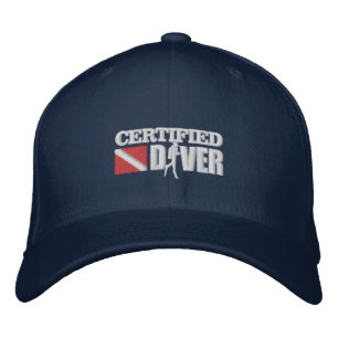 Casquettes brodés Certified Diver 2