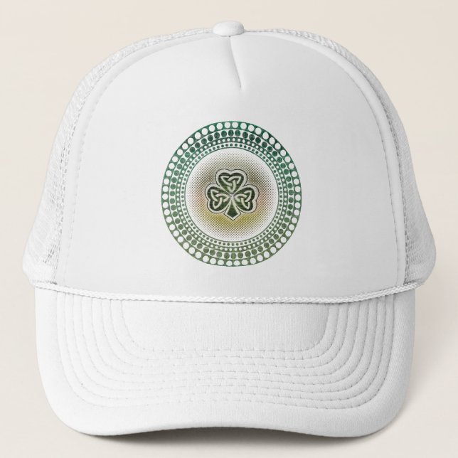 Casquettes celtiques irlandais de shamrocks et (Devant)