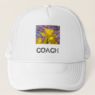 Casquettes COACH Jaune Fleurs de Jonquille Sport
