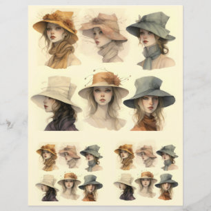 Casquettes dames vintage SCV 4