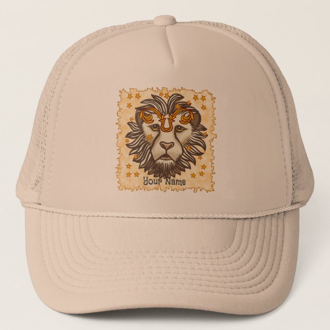 Casquettes d'anniversaire de Leo Lion (Devant)