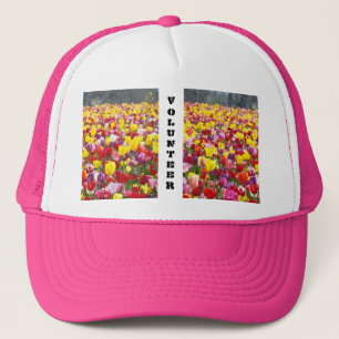 Casquettes de BÉNÉVOLE Tulipes Chapeau rose de cam