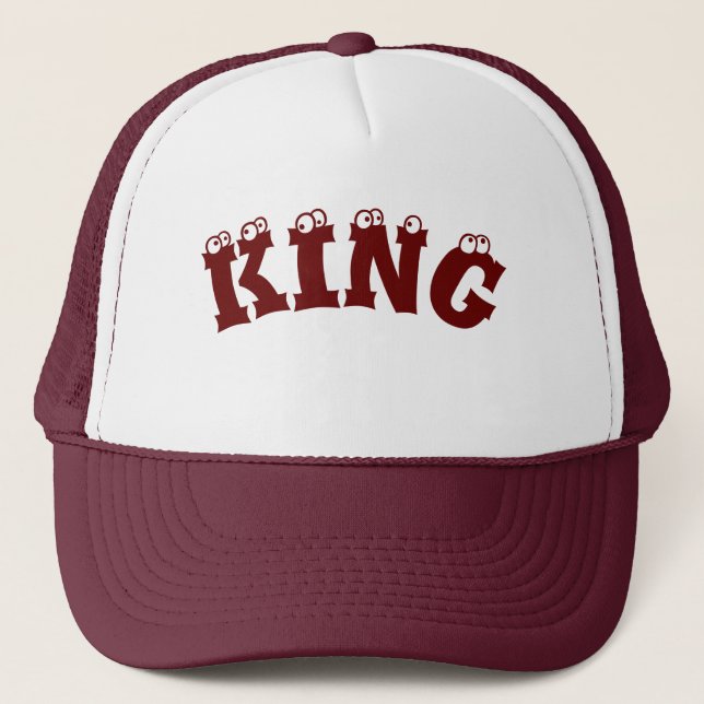 Casquettes de camionneur de couleur bordeaux perso (Devant)