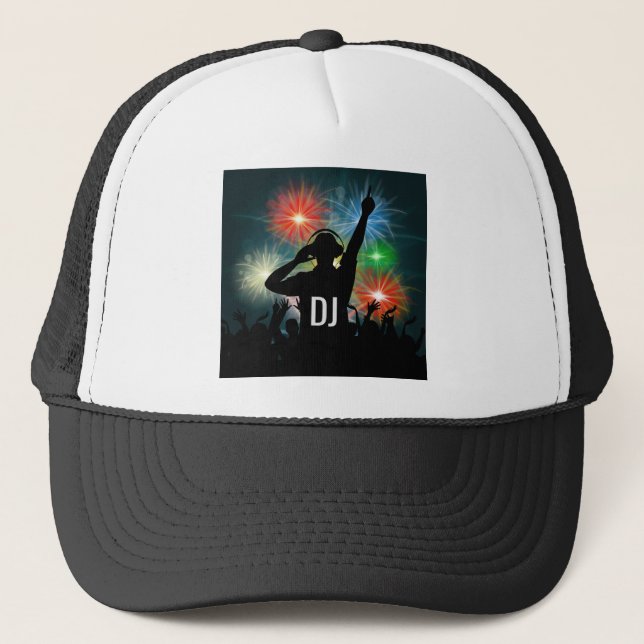 Casquettes de coutume du DJ de musique (Devant)