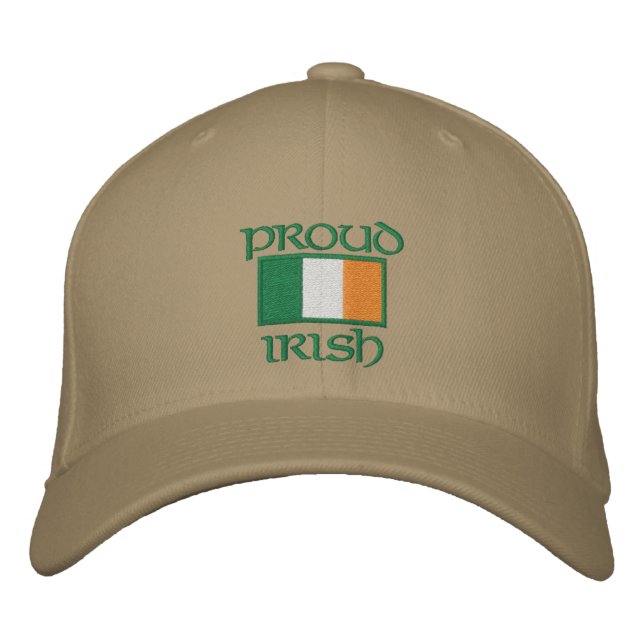 Casquettes de drapeau irlandais personnalisables (Devant)