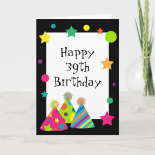 Casquettes de fête Carte d'anniversaire Humour