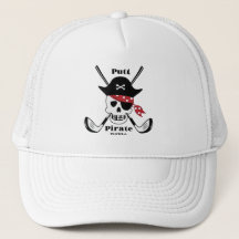 Casquettes de golf cool, Putt Pirate Golf Thème Go