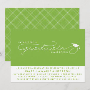 CASQUETTES DE L'ENTRÉE AU DIPLÔME INVITATION À L