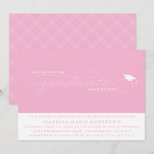 CASQUETTES DE L'ENTRÉE AU DIPLÔME INVITATION À L