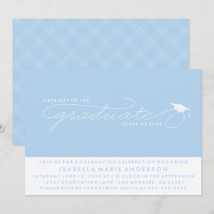 CASQUETTES DE L'ENTRÉE AU DIPLÔME INVITATION À L