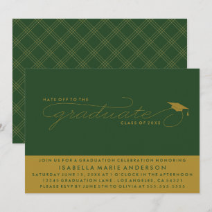 CASQUETTES DE L'ENTRÉE AU DIPLÔME INVITATION À L