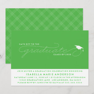 CASQUETTES DE L'ENTRÉE AU DIPLÔME INVITATION À L