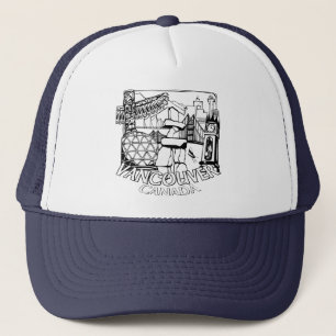 Casquettes de routier souvenir de Vancouver et cha