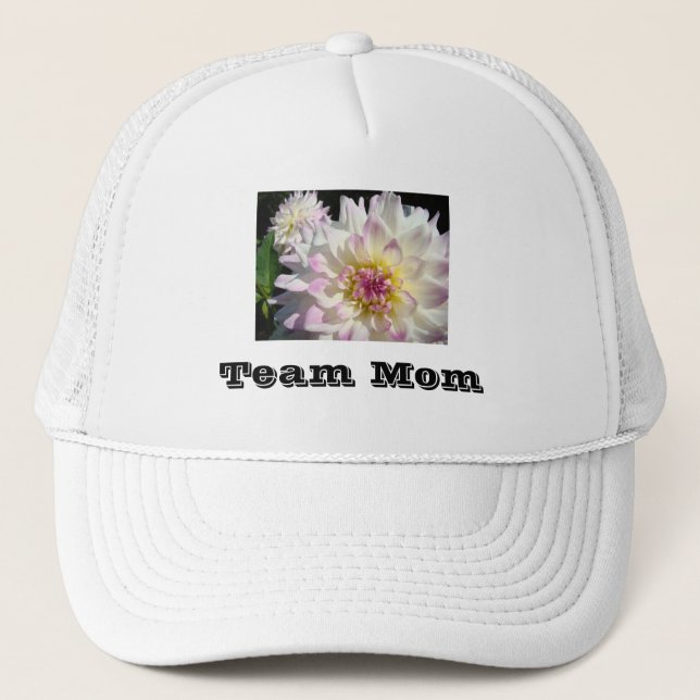 Casquettes de sport pour maman de l'équipe Fleurs  (Devant)