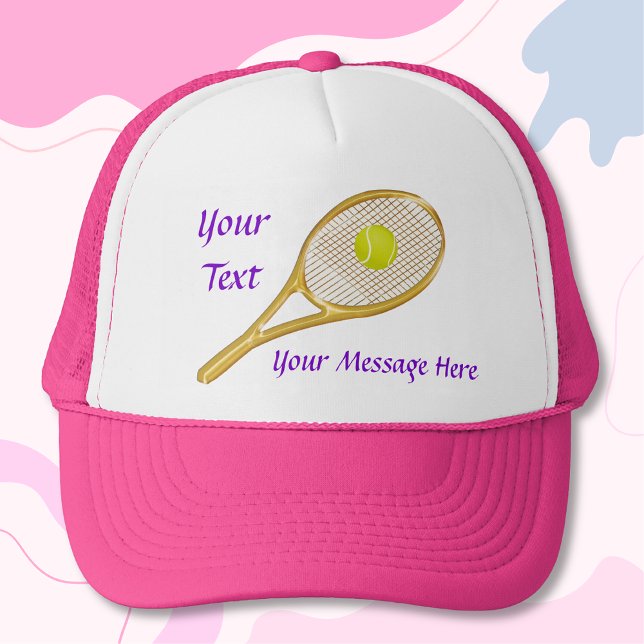 Casquettes de TENNIS personnalisés pour femmes (Tennis Cap for Women. Tennis Cap for women. Tennis gifts for her. Ladies tennis caps. Tennis gifts.)