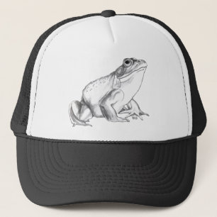 Casquettes et cadeaux d'art de grenouille de