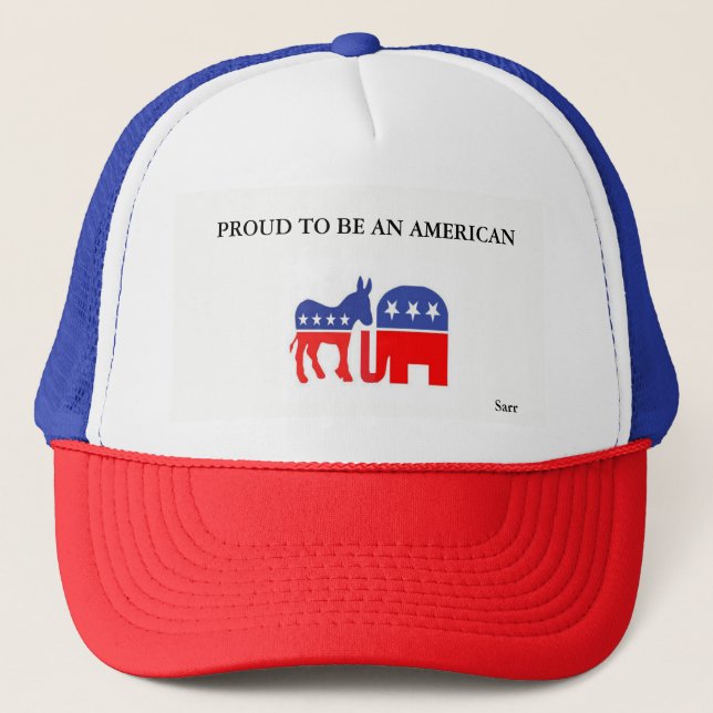 Casquettes Fier d'être un Américain (Devant)
