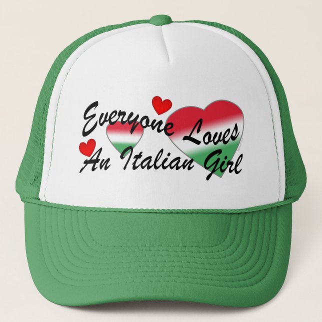 Casquettes italiens de fille d'amours I (Devant)
