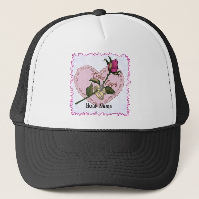 Casquettes mariages Vrai Amour (Devant)