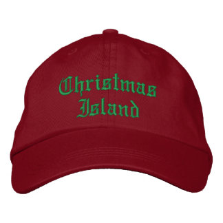 Casquettes personnalisés de l'île Christmas