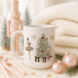 Casse-noisette Ballerina Mug de Noël personnalisé