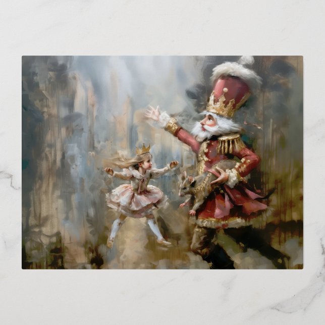 Casse-noisette - Cartes postales en aluminium (Recto)
