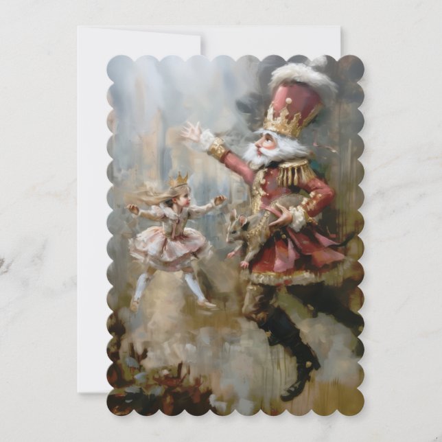 Casse-noisette - Invitation plate 12,7 cm x 17,8 c (Devant)